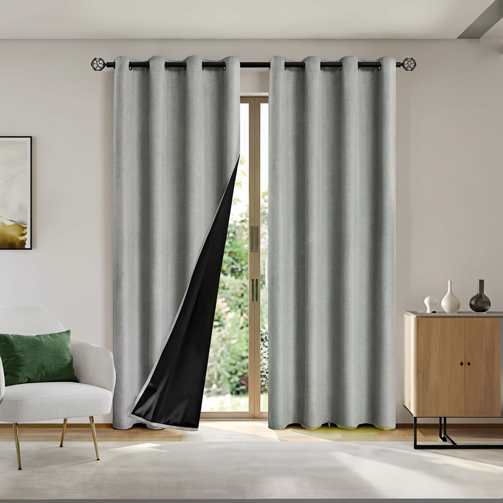 Blackout Sleep Curtains (2 Panels Included) – Complete Light Blocking for Deeper Sleep