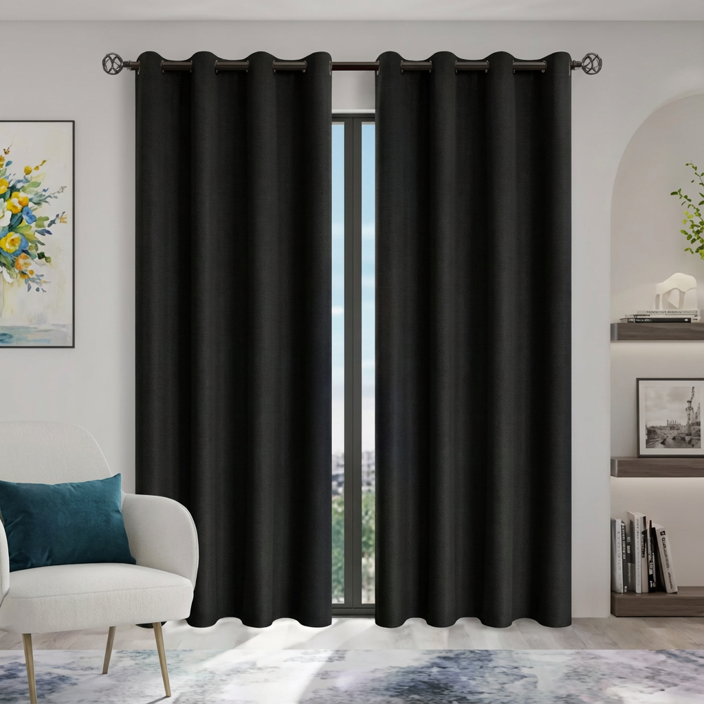 Blackout Sleep Curtains (2 Panels Included) – Complete Light Blocking for Deeper Sleep